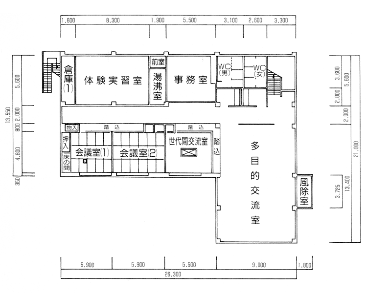 1F平面図